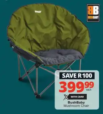 Checkers BushBaby Mushroom Chair offer