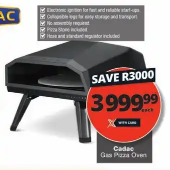 Checkers Cadac Gas Pizza Oven offer