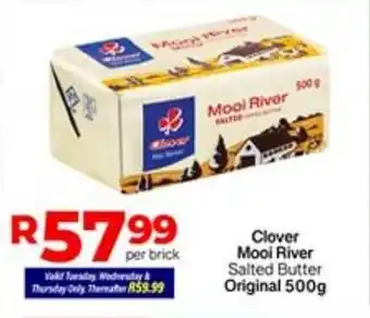 Take 'n Pay Clover Mooi River Salted Butter Original 500g offer