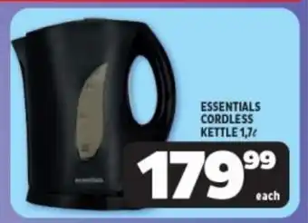 Usave ESSENTIALS CORDLESS KETTLE 1,7L offer