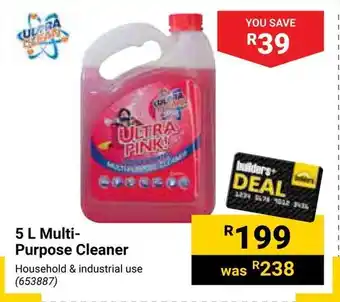 Builders Warehouse 5 L Multi- Purpose Cleaner offer