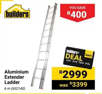 Builders Warehouse Aluminium Extender Ladder offer