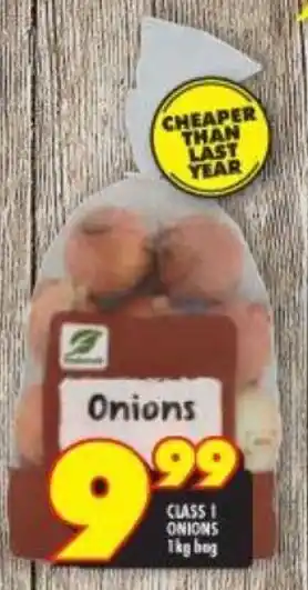Shoprite CLASS 1 ONIONS 1kg bag offer