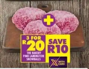 Shoprite THE BAKERY PINK LAMINGTON SNOWBALLS offer