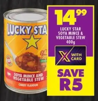 Shoprite LUCKY STAR SOYA MINCE & VEGETABLE STEW 400g offer