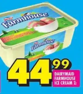 Shoprite DAIRYMAID FARMHOUSE ICE CREAM 2L offer