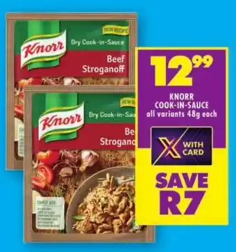 Shoprite KNORR COOK-IN-SAUCE offer