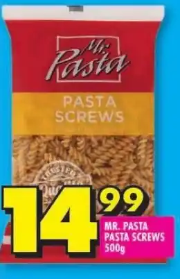 Shoprite MR. PASTA PASTA SCREWS 500g offer