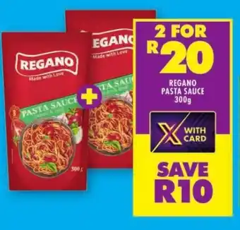 Shoprite REGANO PASTA SAUCE 300g offer