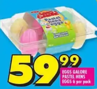 Shoprite EGGS GALORE PASTEL HENS EGGS 6 per pack offer