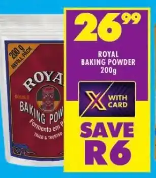 Shoprite ROYAL BAKING POWDER 200g offer