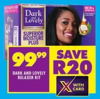 Shoprite DARK AND LOVELY RELAXER KIT offer