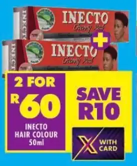 Shoprite INECTO HAIR COLOUR 50ml offer