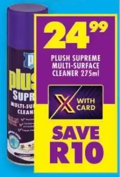 Shoprite PLUSH SUPREME MULTI-SURFACE CLEANER 275ml offer