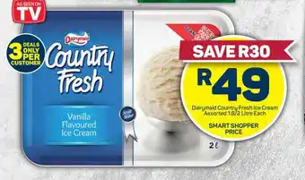 Pick n Pay Dairymaid Country Fresh Ice Cream Assorted 1.8/2 Litre Each offer