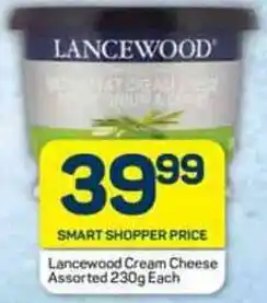 Pick n Pay Lancewood Cream Cheese Assorted 230g Each offer