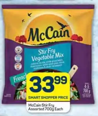 Pick n Pay McCain Stir Fry Assorted 700g Each offer