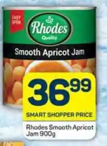 Pick n Pay Rhodes Smooth Apricot Jam 900g offer