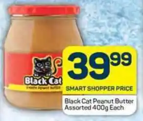 Pick n Pay Black Cat Peanut Butter Assorted 400g Each offer