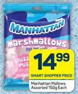 Pick n Pay Manhattan Mallows Assorted 150g Each offer