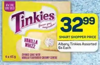 Pick n Pay Albany Tinkies Assorted 6s Each offer
