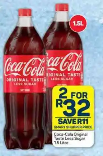 Coca-Cola Original Taste Less Sugar 1.5 Litre offer at Pick n Pay