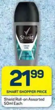 Pick n Pay Shield Roll-on Assorted 50ml Each offer