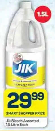 Pick n Pay Jik Bleach Assorted 1.5 Litre Each offer