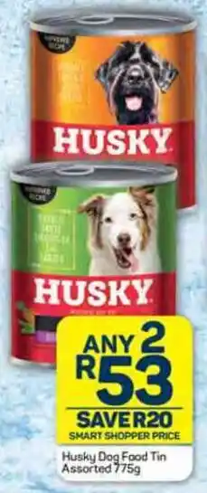 Pick n Pay Husky Dog Food Tin Assorted 775g offer
