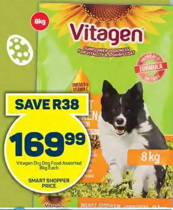 Pick n Pay Vitagen Dry Dog Food Assorted 8kg Each offer