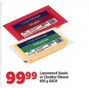 OK Foods Lancewood Gouda Or Cheddar Cheese-600g Each offer