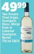 OK Foods Two Oceans Pinot Grigio,Sauvignon Blanc,Shiraz Rose Or Cabernet Sauvignon Merlot-750ml Each offer