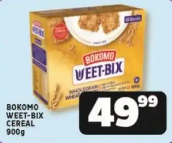 Usave BOKOMO WEET-BIX CEREAL 900g offer