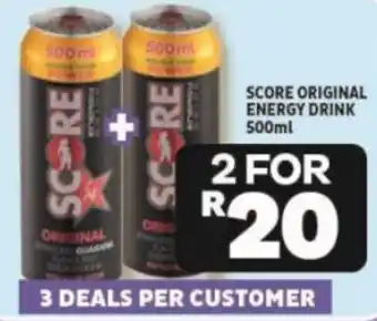 Usave SCORE ORIGINAL ENERGY DRINK 500ml offer