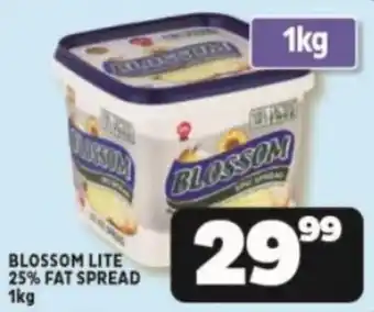 Usave BLOSSOM LITE 25% FAT SPREAD 1kg offer