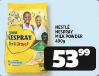 Usave NESTLÉ NESPRAY MILK POWDER 400g offer