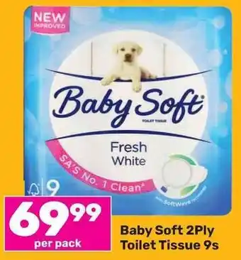 Game Baby Soft 2Ply Toilet Tissue 9s offer