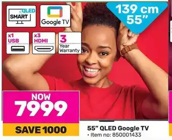 Game TCL 55" QLED Google TV offer