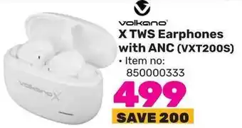 Game volkano X TWS Earphones with ANC (VXT200S) offer