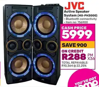 Game JVC Active Speaker System offer