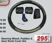 AutoZone Steering Wheel, Paddles & Gear Knob Cover Set FED.A150-Per Set offer