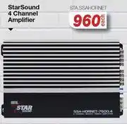 AutoZone Star Sound 4 Channel Amplifier STA.SSAHORNET-Each offer