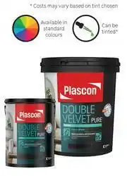 Leroy Merlin Plascon Wall Paint Exterior Sheen Double Velvet White-5Ltr offer