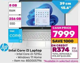 Game HP Intel Core i3 Laptop offer
