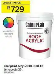 Colourlab Terracotta Roof Acrylic Paint 81456001-20L