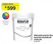 Leroy Merlin Colourlab (White) Fine Textured Exterior Wall Paint 81454494-20L offer