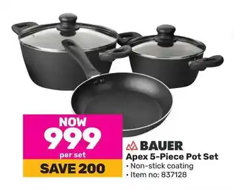 Game BAUER Apex 5-Piece Pot Set offer