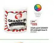 Leroy Merlin Granny B'S Midnight Blue Chalk Paint 81415681-1L offer