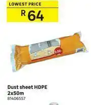 HDPE Dust Sheet 81406557-2 x 50m