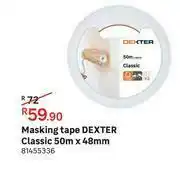 Leroy Merlin Dexter Classic Masking Tape 50m x 48mm 81455336 offer